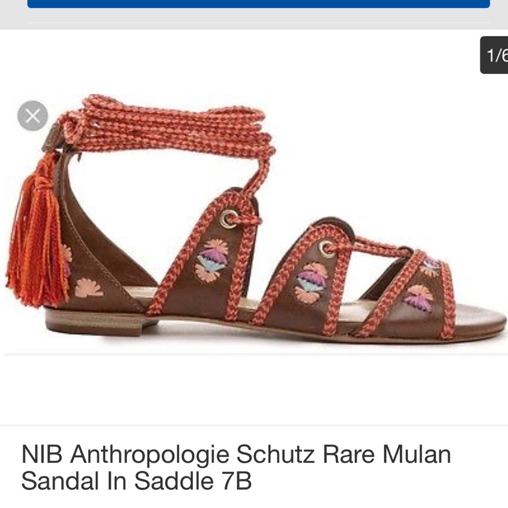 Anthropologie Shutz Milan sandals7b